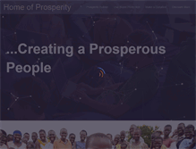 Tablet Screenshot of homeofprosperity.com